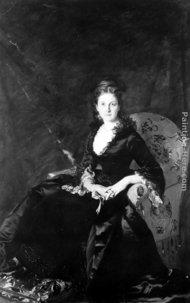 Portrait of Nadezhda Polovtseva painting - Charles Auguste Emile Durand Portrait of Nadezhda Polovtseva art painting
